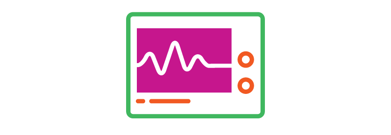 Decorative - heart monitor graphic